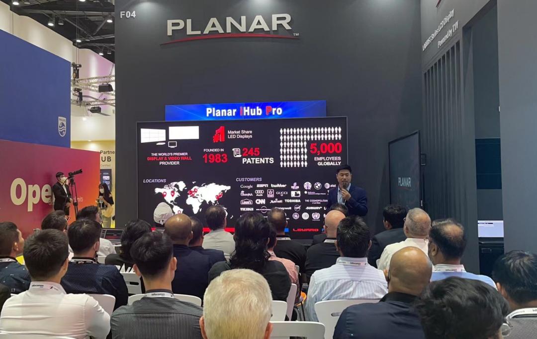 InfoComm Asia | mg冰球突破Planar全球首发第四代Micro LED智能一体机