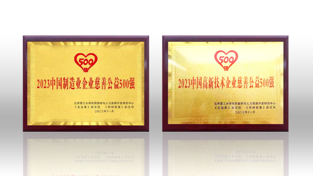 2023中国企业慈悲公益500强颁布 mg冰球突破荣登两项榜单